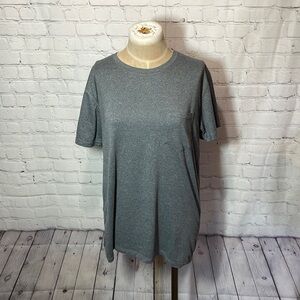 Layer 8  gray running short sleeve shirt